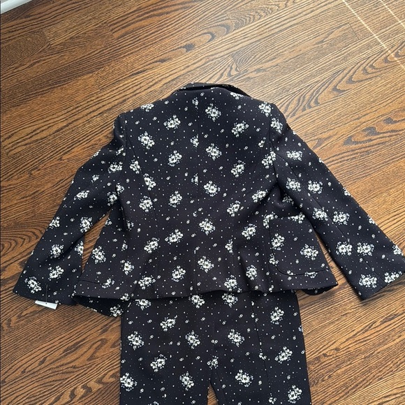 Cinq a Sept Women’s Floral Suit Jacket 4 and Pant 0 Coordinated Set - Picture 4 of 7